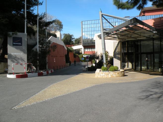  entrée de l'hôtel Novotel